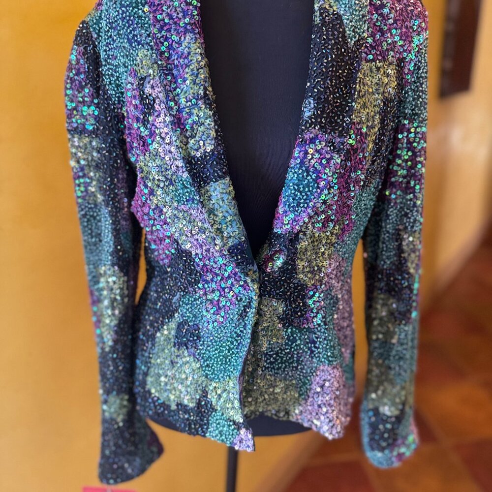 NWT! Coterie France Sequin Blazer Jacket – Size Small
